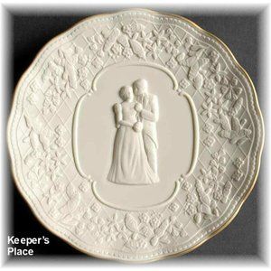 Lenox THE WEDDING PROMISE Bisque Bridal Plate